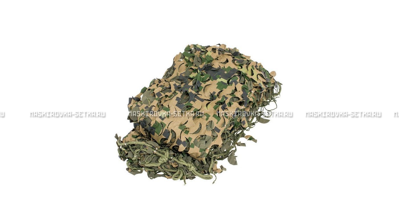 Массеть Camosystems Пейзаж-Профи Лес 3D 1,8х3 м  – купить по цене 3850 руб. в интернет-магазине в городе Нижний Новгород картинка 6