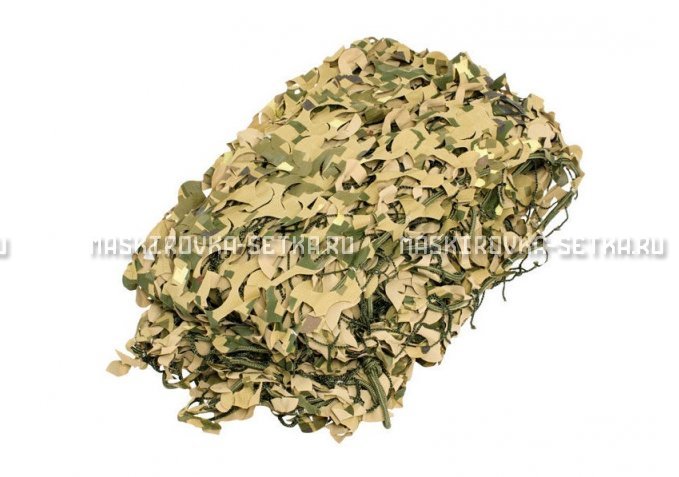 Массеть Camosystems Пейзаж-Профи Милитари 3D 1,8х6 м  – купить по цене 7700 руб. в интернет-магазине в городе Нижний Новгород картинка 1