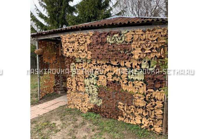 Маскировочная сеть МКТ-2П Поле 3х6 м – купить по цене 4400 руб. в интернет-магазине в городе Нижний Новгород картинка 2