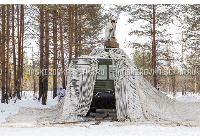 Маскировочный комплект МКТ-2С Снег 12х18 м без АП – купить по цене 58200 руб. в интернет-магазине в городе Нижний Новгород картинка 1